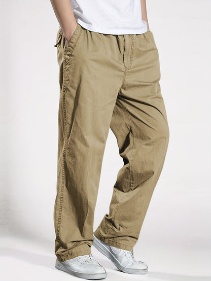 Herren Freizeithose mit Kordelzug, locker geschnitten, vielseitig für Alltag und Sport