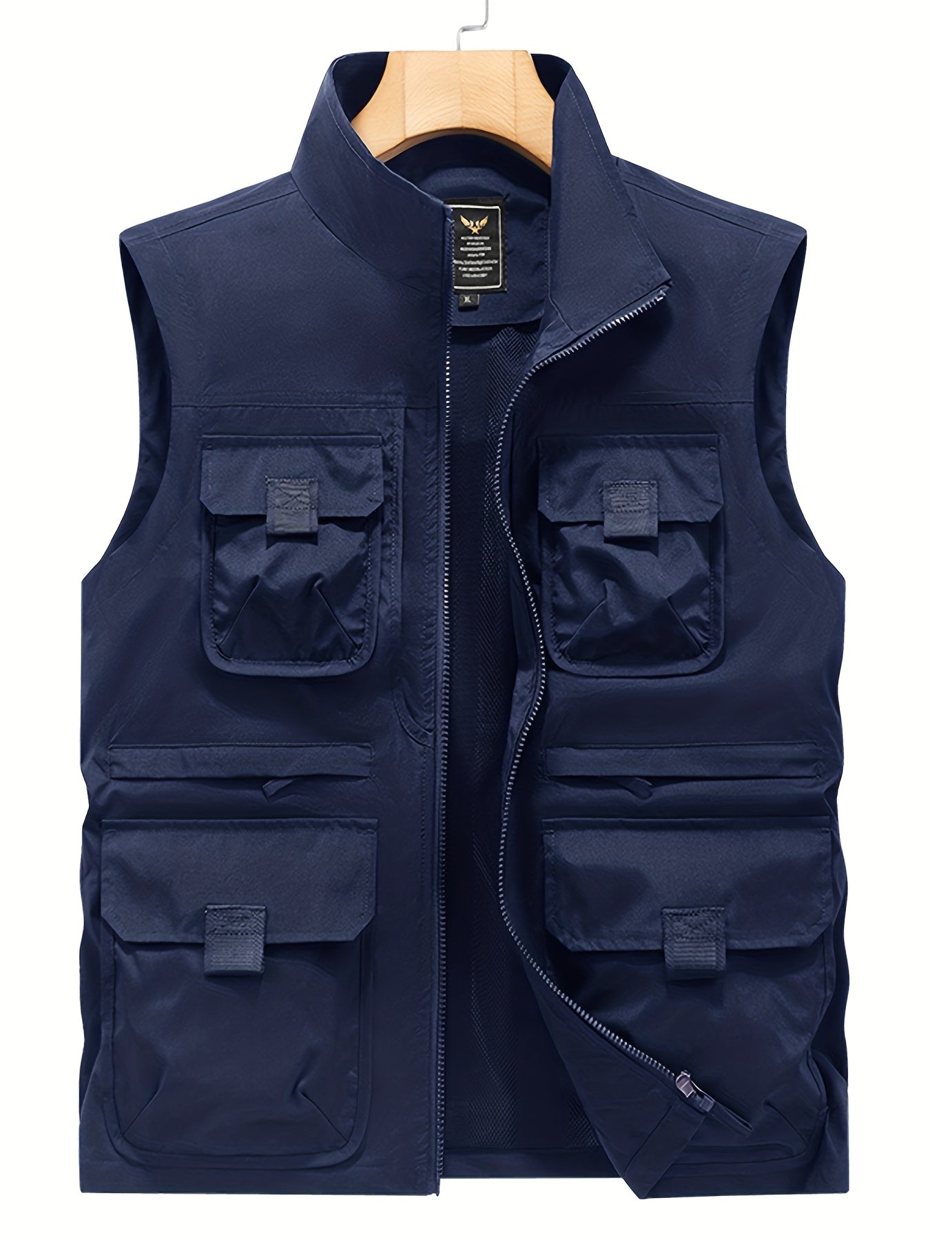 Men's Outdoor Utility Vest with Multiple Pockets for Leisure and Adventure