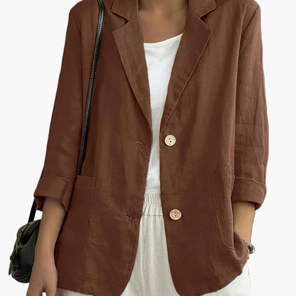 Women's Blazer in a Casual Business Look – Elegant Casual and Office Style