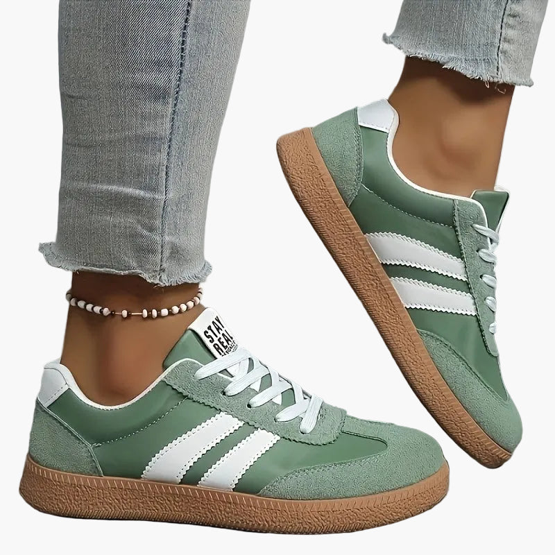 Women's Retro Sneakers in Vintage Look – Fashionable Casual Shoes with Comfort Sole