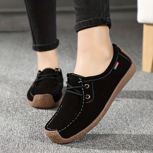 Women's Casual Slip-Ons in Moccasin Style – Comfortable Everyday Lace-Up Shoes