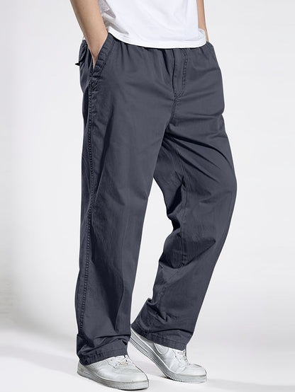 Herren Freizeithose mit Kordelzug, locker geschnitten, vielseitig für Alltag und Sport