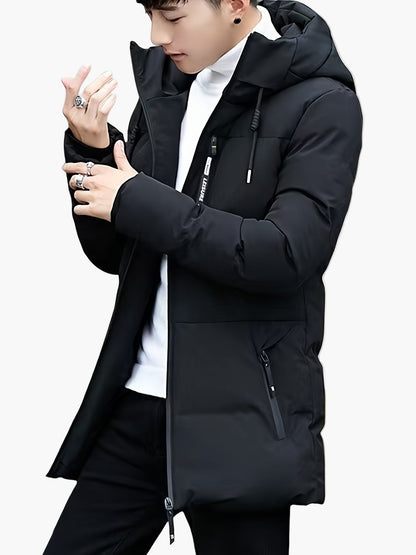 Herren Winter Steppjacke mit Kapuze – Modisch & Alltagstauglich