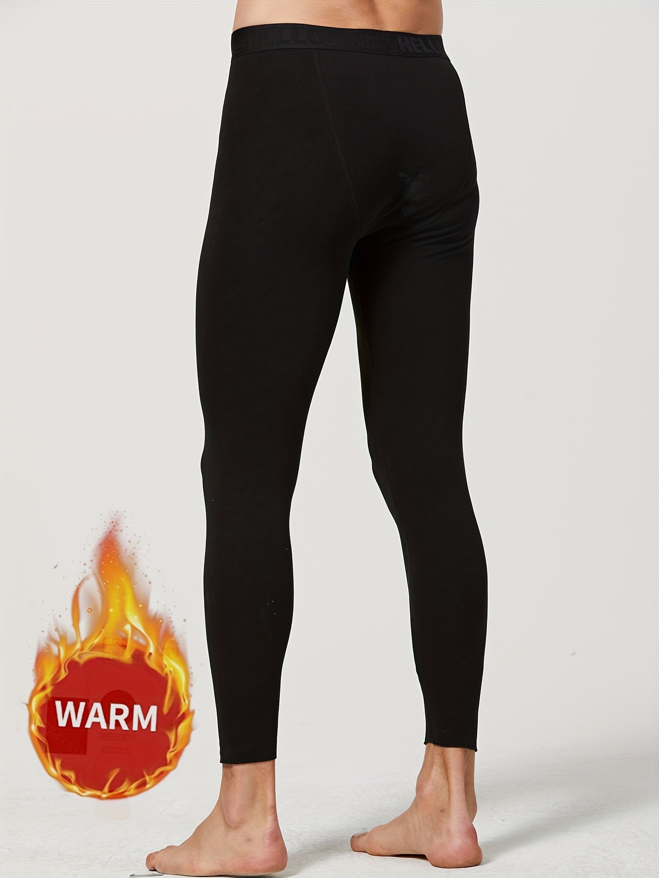 3-Pack Men’s Thermal Pants, Warm Long Underwear, Basic Men’s Leggings