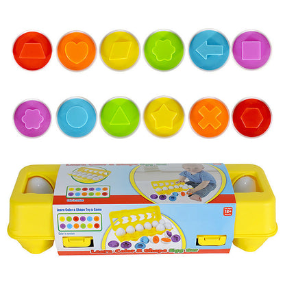 Educational Toy Egg Set for Children – Educational Sorting & Stacking Game from 3 Years, Boys & Girls