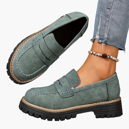Women's Slippers with Platform – Fashionable Loafers for Everyday and Leisure Wear