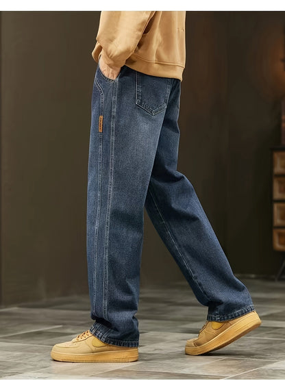 Men's Baggy Jeans Loose Fit Streetwear Casual Pants for Everyday and Going Out