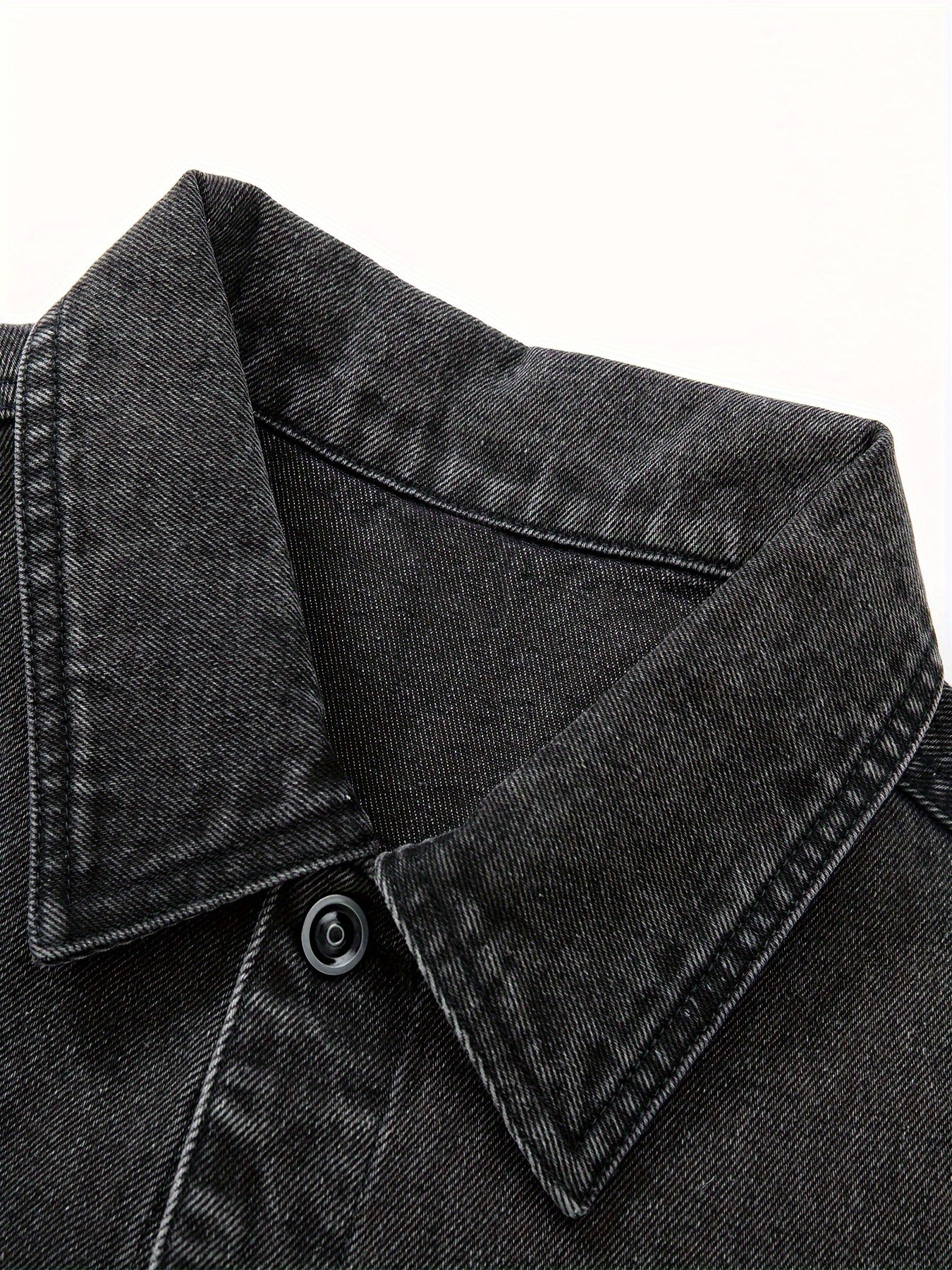 Men's Casual Style Denim Vest for Spring and Autumn – Sleeveless Vest with Button Front and Notched Collar