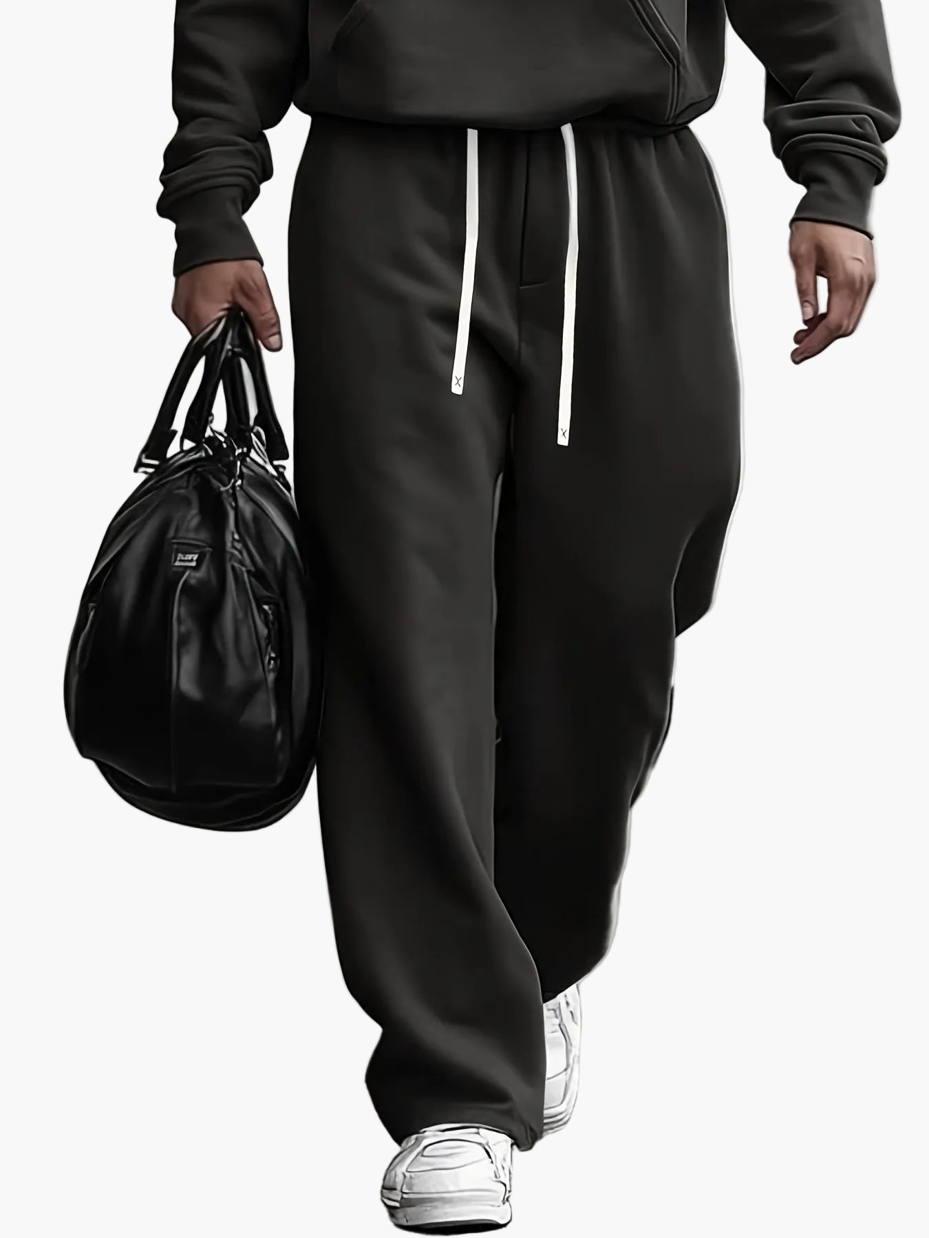 Herren Freizeit Oversize Hoodie Set – Lockerer Streetwear Trainingsanzug für Alltag & Reisen