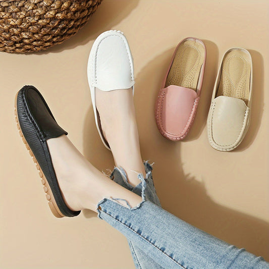 Women's Moccasins Preppy Style Penny Loafers Comfortable Everyday Shoes