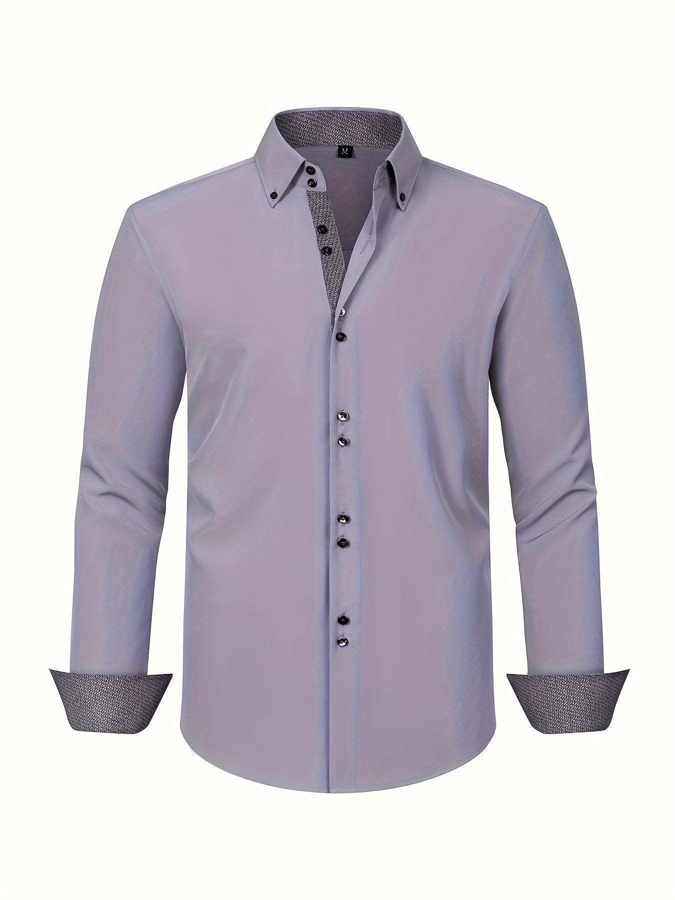 Men's Business Shirt Modern Fit – Elegant Style for Office & Leisure