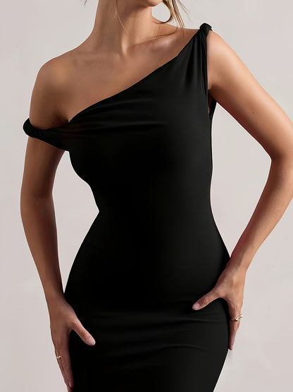 Women's Elegant Mermaid-Style Evening Dress, Off-Shoulder, Perfect for Special Occasions