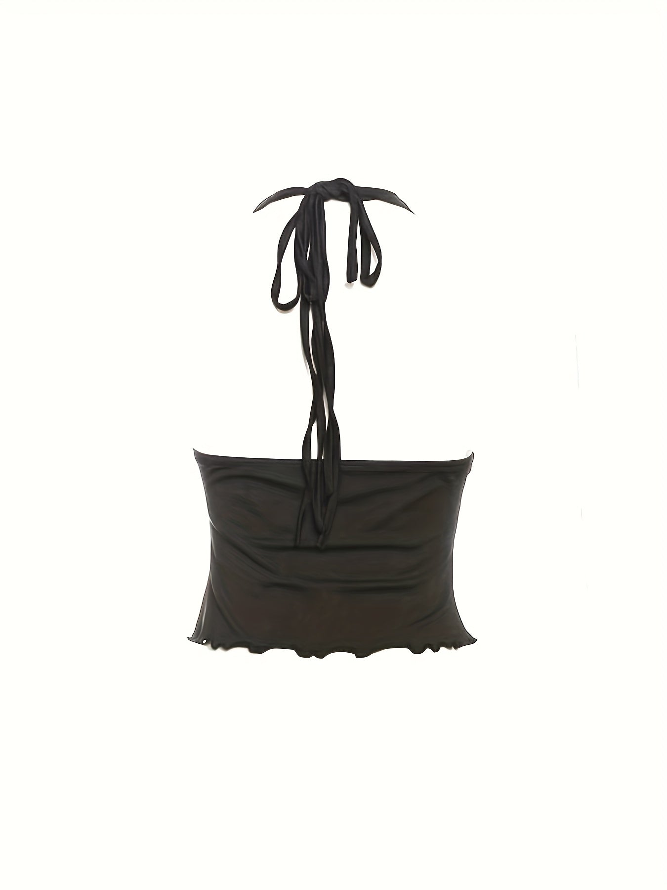 Women's Trendy Halter Top with Ring Detail and Cut-Outs for Evening and Party
