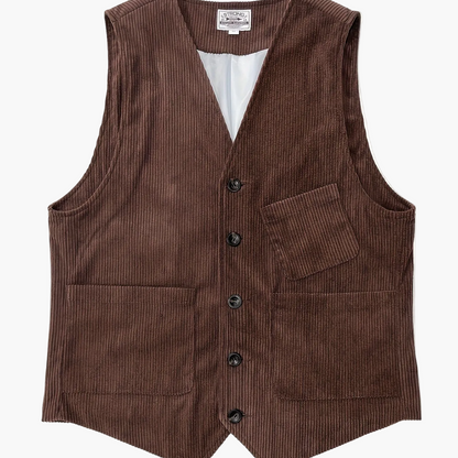 Men's Vintage Vest in Retro Style for Business and Leisure