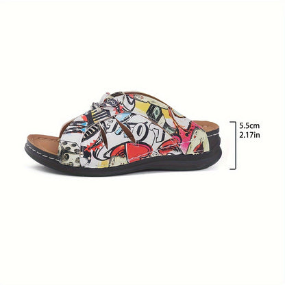 Women's Comfort Sandals with Bow and Open Toe – Comfortable Summer Shoes for Everyday and Leisure