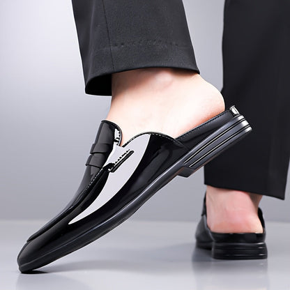 Men's Slip-On Business Loafer Backless – Elegant Half Shoes for Office & Occasion