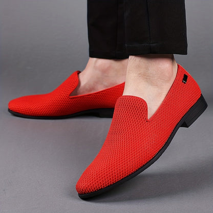 Herren Slip-On Business Loafer – Eleganter Bequemer Freizeitschuh für Büro & Alltag