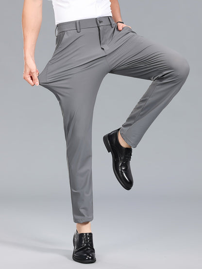 Men's Business Stretch Pants – Elegant, Comfortable Suit Pants for Office & Everyday Wear