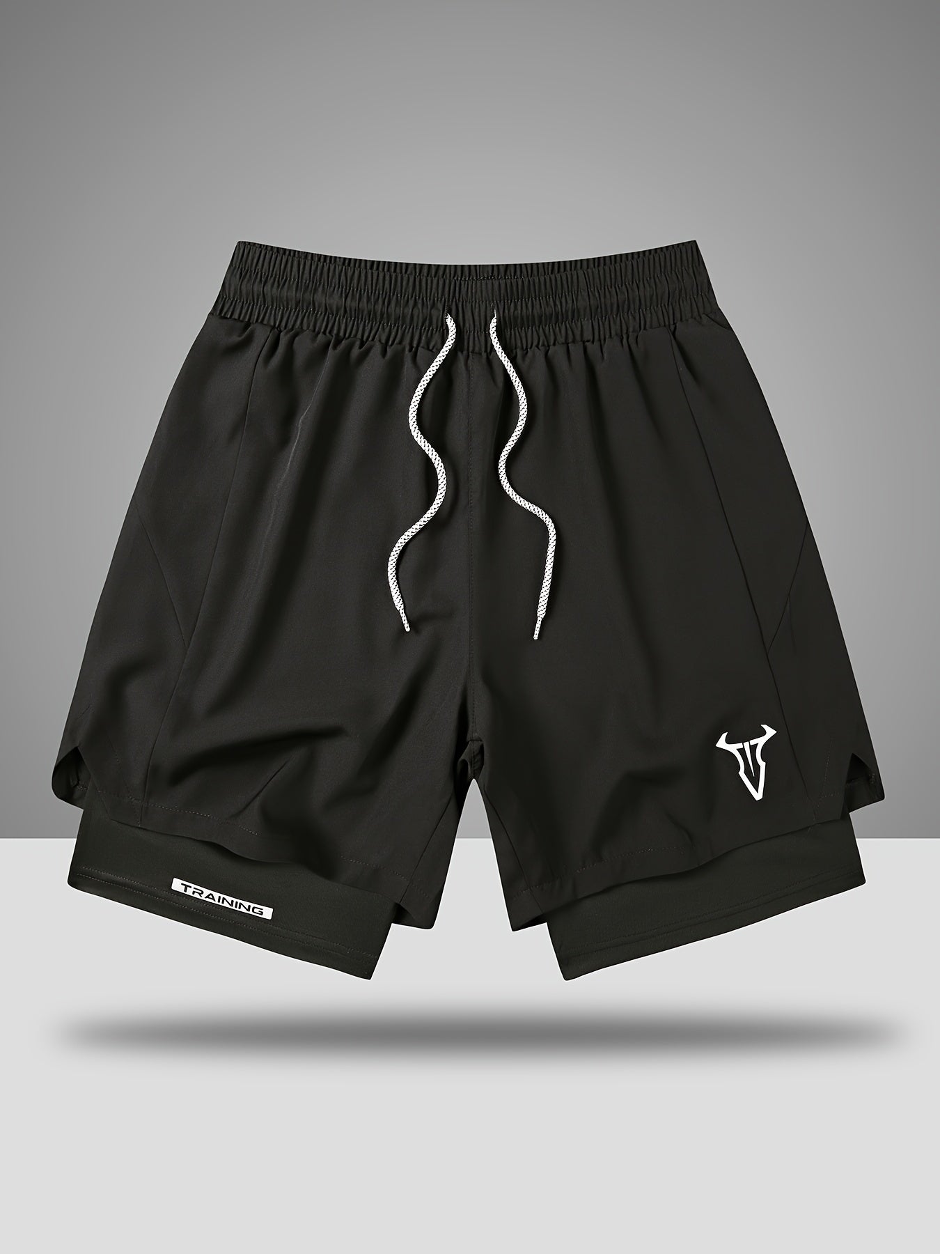 Herren Trainingsshorts Sport Fitness mit elastischem Bund und Kordelzug