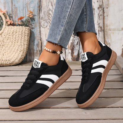 Women's Retro Sneakers in Vintage Look – Fashionable Casual Shoes with Comfort Sole