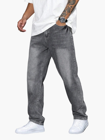 Men's Loose-Fitting Trousers – Everyday and Leisure Street Style Basic