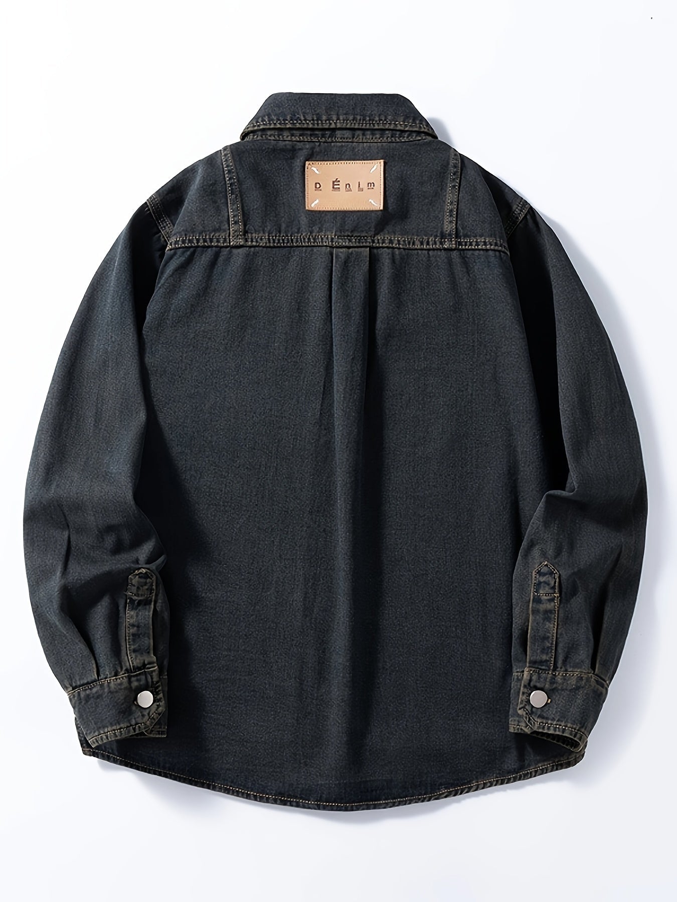 Men's Denim Overshirt in Casual Style – Ideal for Everyday and Leisure