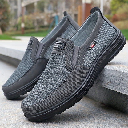 Herren Slip-On Freizeitschuhe – Bequeme Atmungsaktive Alltagsschuhe für Frühling und Herbst