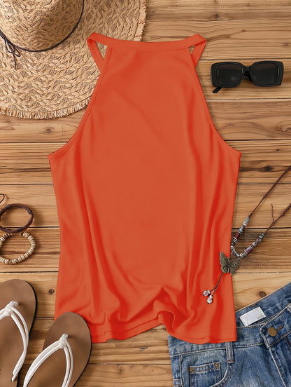 Damen Sommer Tanktop mit Blumenmuster – Freizeit Stil für Frühling und Sommer