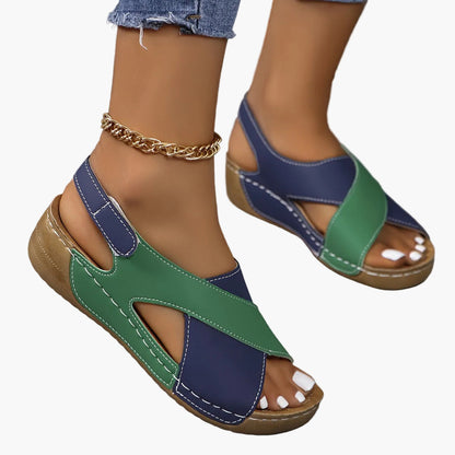 Women's Comfortable Sandals with Wedge Sole for Leisure and Summer