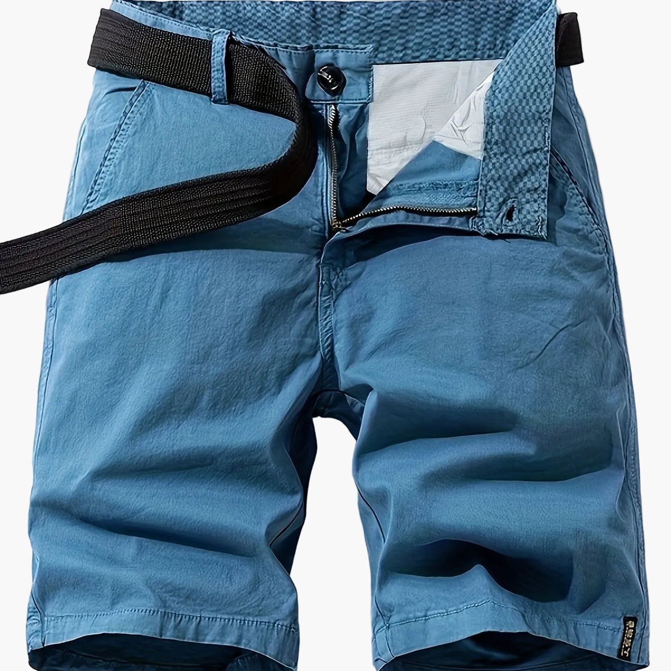 Men's Casual Bermuda Shorts with Belt – Perfect for Leisure and Vacation