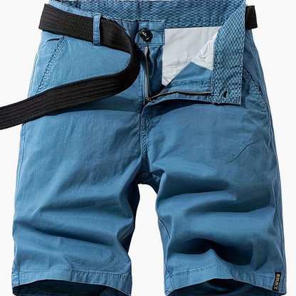 Men's Casual Bermuda Shorts with Belt – Perfect for Leisure and Vacation
