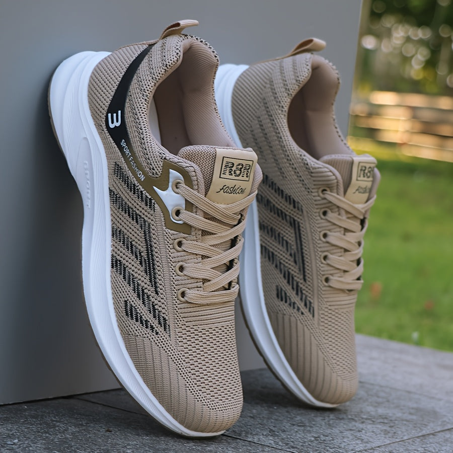 Men's Sports Shoes for Outdoor & Leisure – Breathable Lace-Up Sneakers