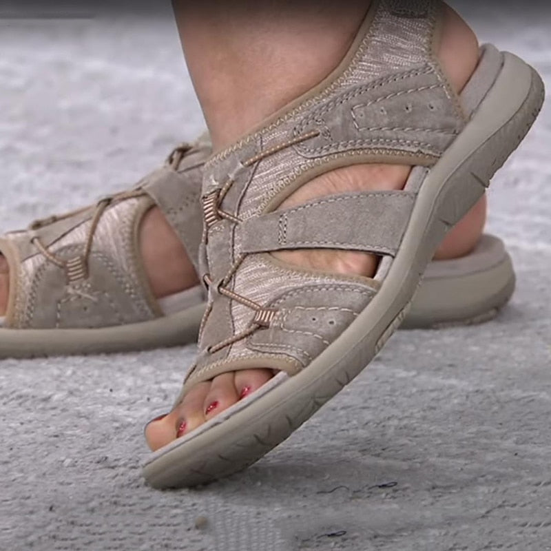 Damen Komfort-Sandalen Freizeit Outdoor – Bequeme Sommerschuhe für Alltag und Reisen