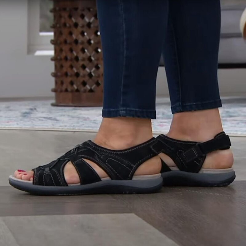 Damen Komfort-Sandalen Freizeit Outdoor – Bequeme Sommerschuhe für Alltag und Reisen