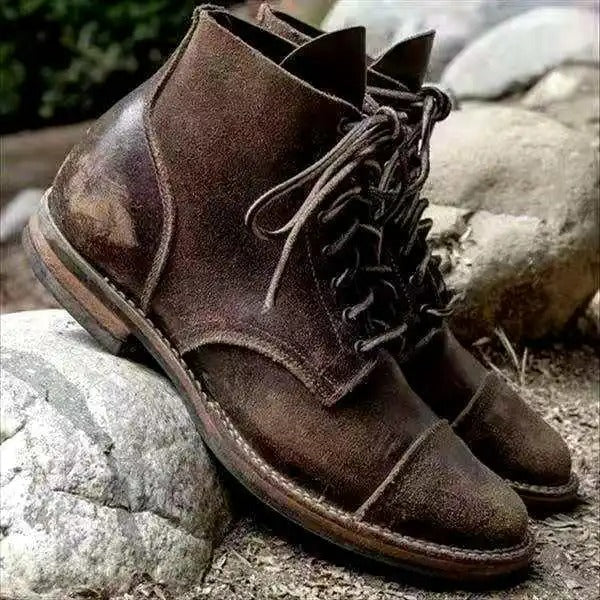 Herren Vintage Boots – Klassische Stiefeletten für Alltag & Freizeit