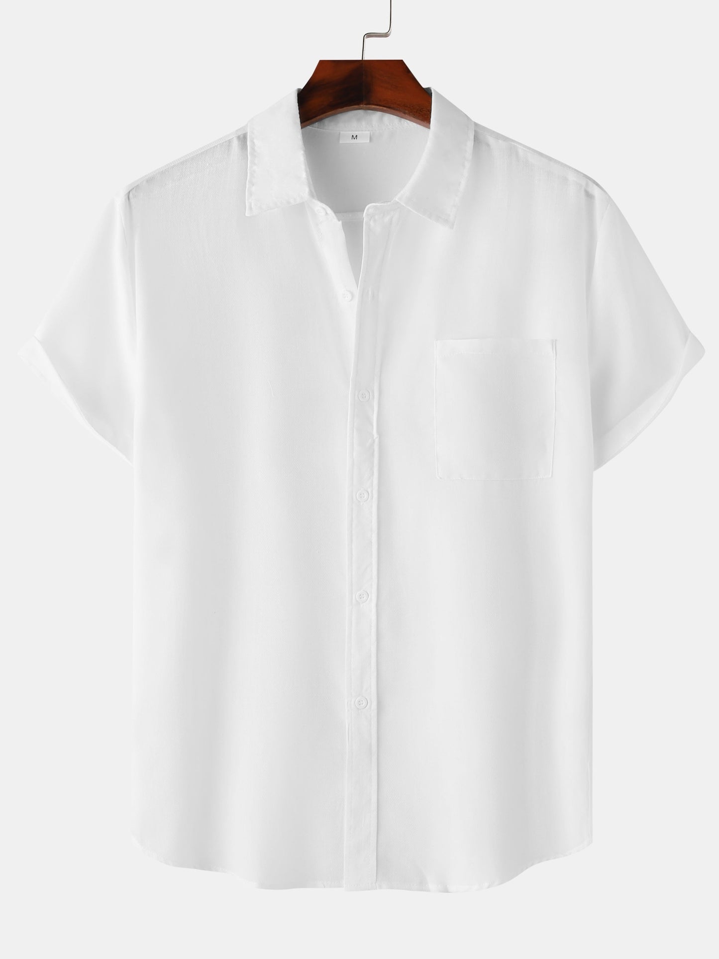 Men's Short-Sleeve Casual Shirt with Chest Pocket – Modern Summer Shirt for Everyday and Vacation