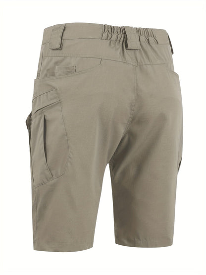 Men's Outdoor Functional Shorts with Pockets and Belt – Ideal for Hiking and Leisure