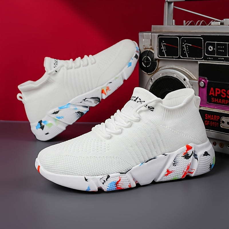 Men's High-Top Sneakers Street Style Sport Casual Shoes
