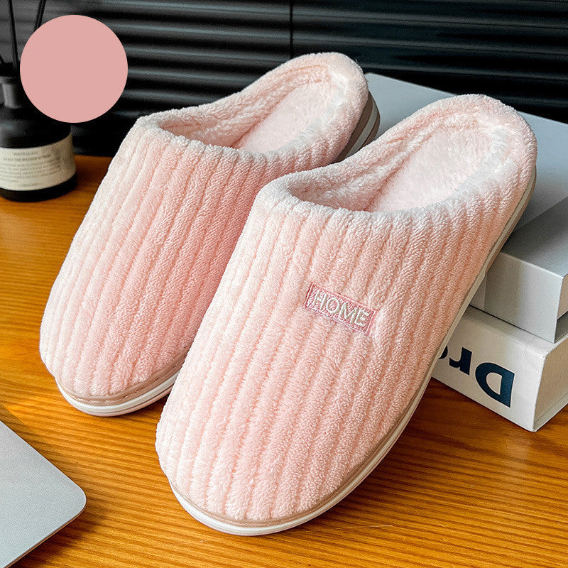 Emma – Simple women's slippers made of warm plush for winter