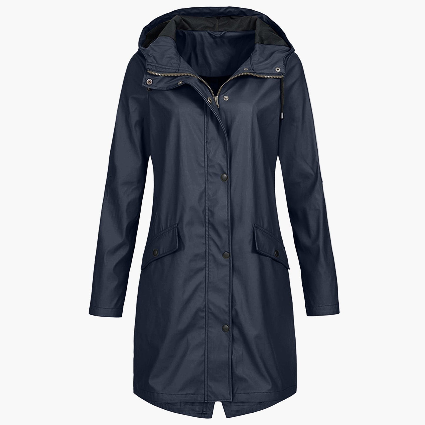 Women's raincoat – Modern, long windbreaker for everyday & outdoor use