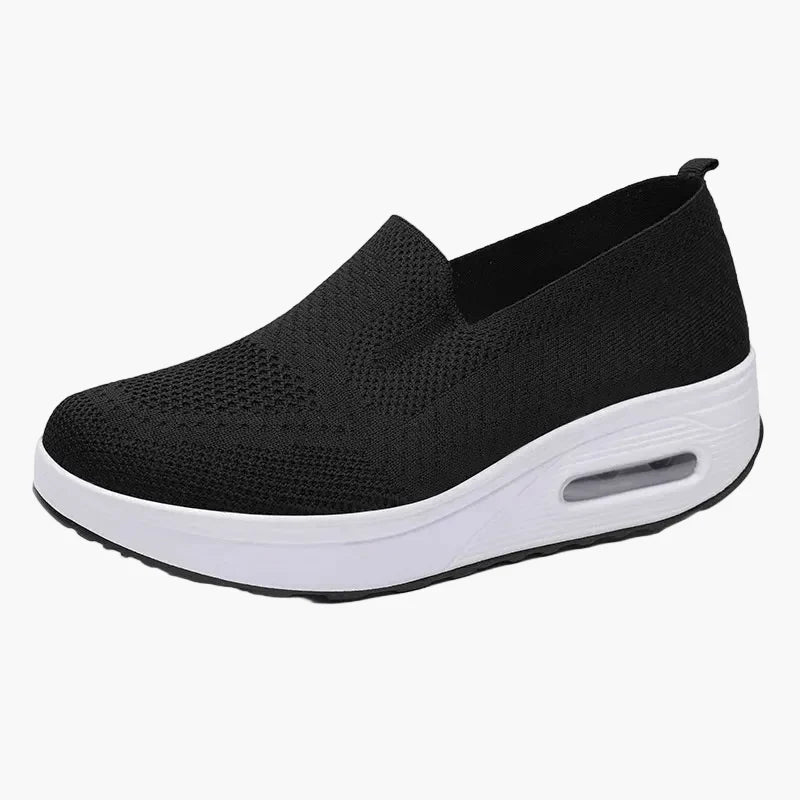 Women's slip-on casual shoes with comfortable sole and ergonomic support