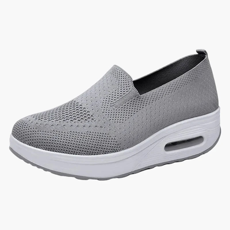 Women's slip-on casual shoes with comfortable sole and ergonomic support
