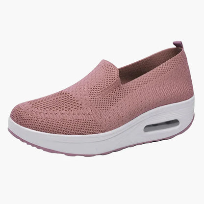 Women's slip-on casual shoes with comfortable sole and ergonomic support