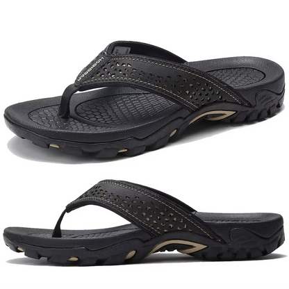 Herren Sportliche Zehentrenner Sandalen mit Fußgewölbestütze – Outdoor & Alltag Flip Flops