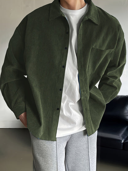 Men's Oversize Casual Jacket – Modern Urban Style for Everyday and Leisure