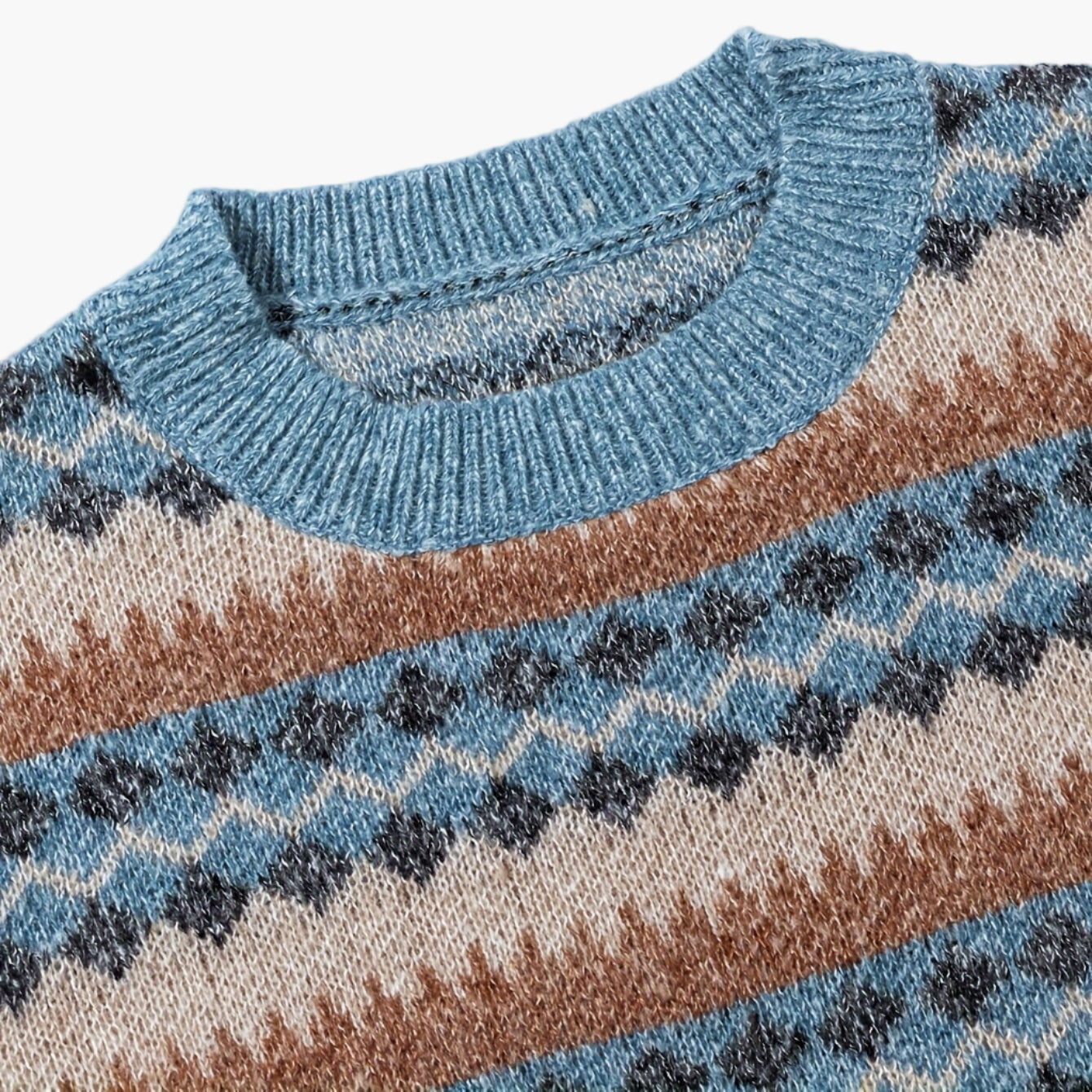 Herren Strickpullover im Vintage-Stil für Herbst und Winter – Lässiger Norweger Look