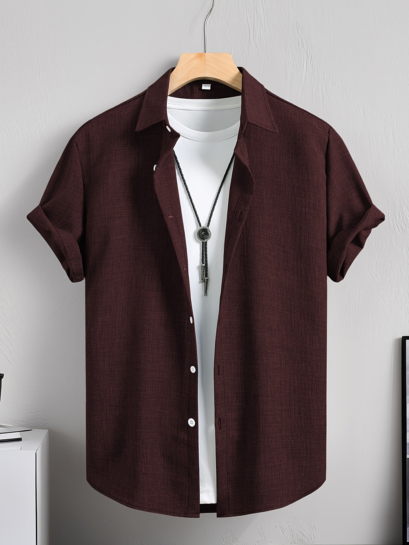 Herren Freizeithemd Kurzarm Modern Streetwear – Stilvolles Sommerhemd für Alltag & Freizeit