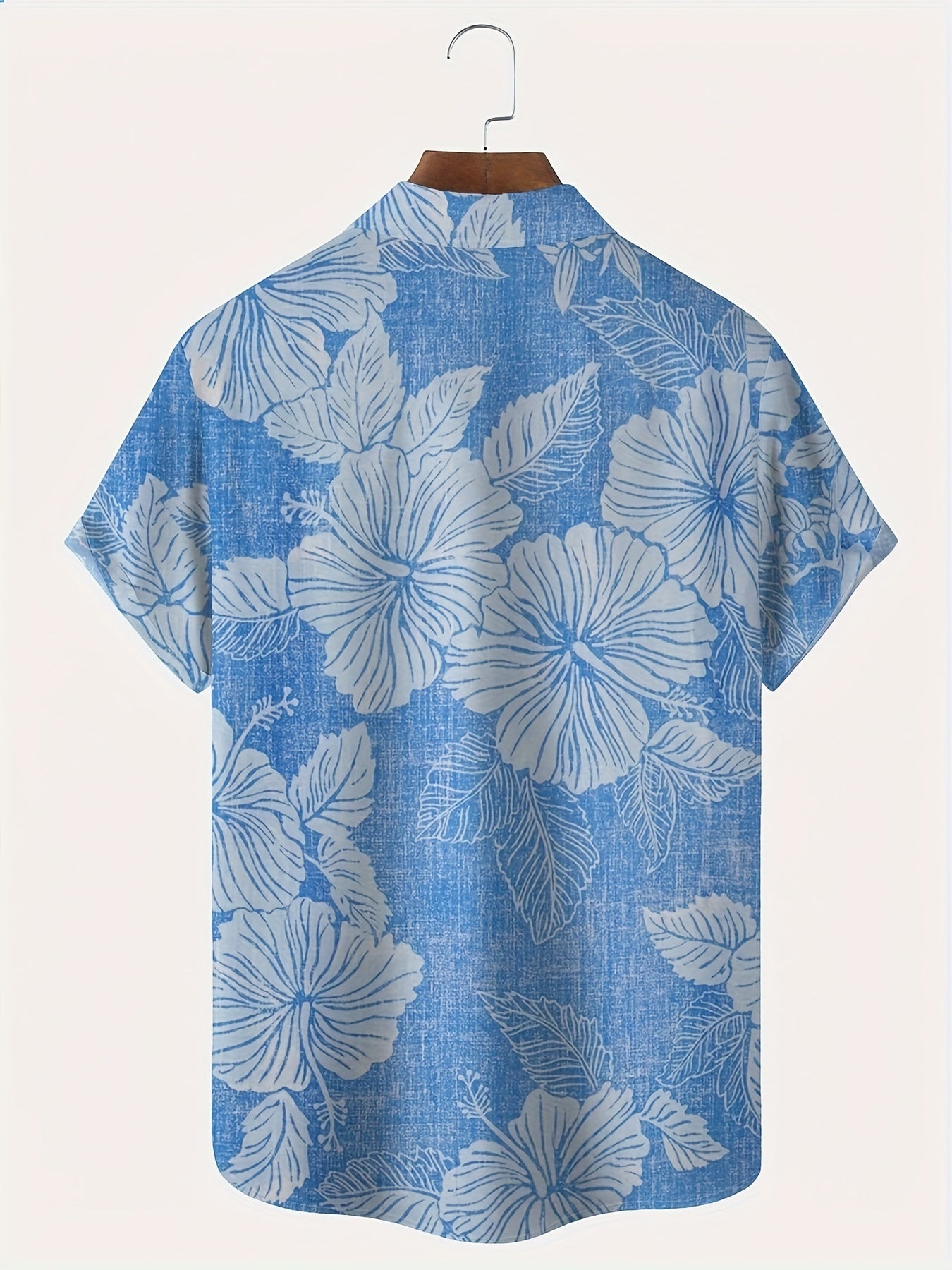 Herren Hawaii Hemd Kurzarm – Florales Urlaubshemd für Sommer & Freizeit