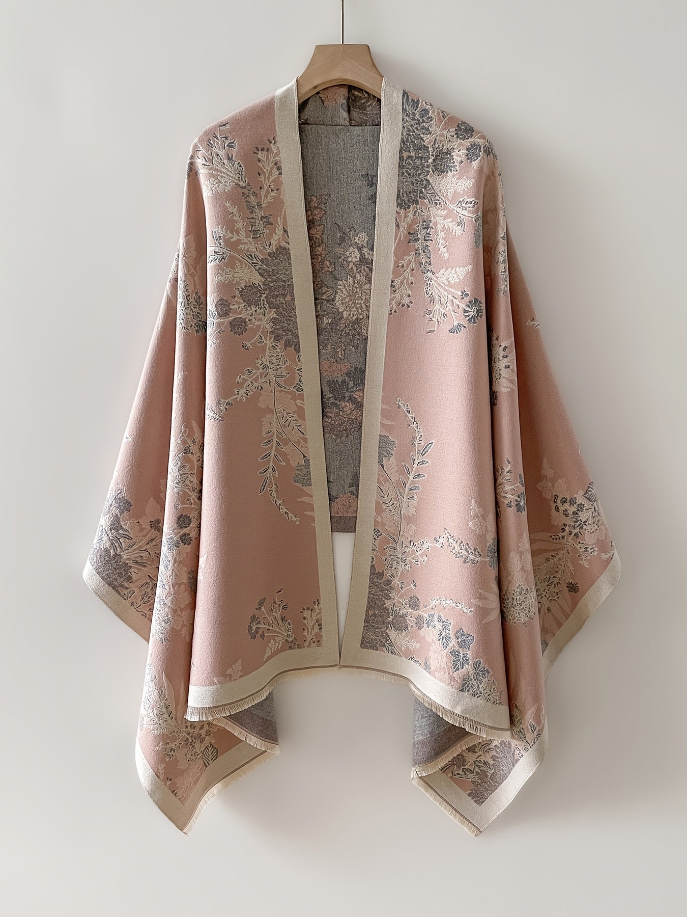 Women's Kimono Cardigan with Floral Pattern – Elegant Boho Style for Every Occasion