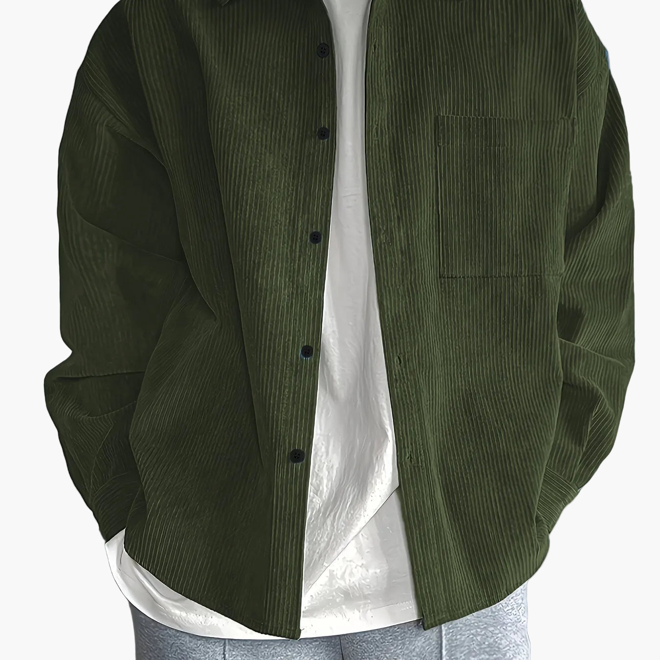Men's Oversize Casual Jacket – Modern Urban Style for Everyday and Leisure
